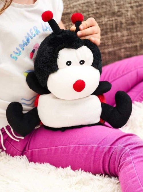 Peluche Bouillotte Coccinelle - Made in France - Kiabi