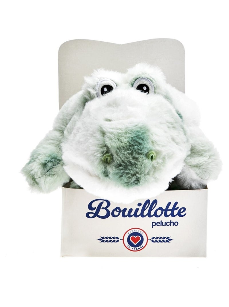Peluche Bouillotte Croco 2025 - Made in France Vert - Kiabi