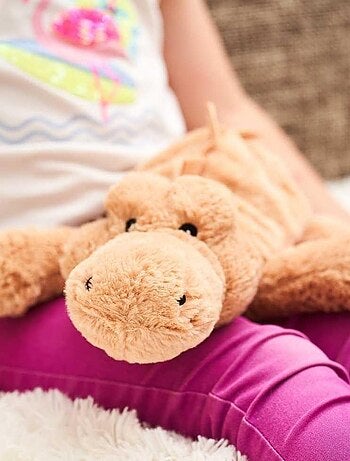 Peluche Bouillotte Crocodile - Made in France