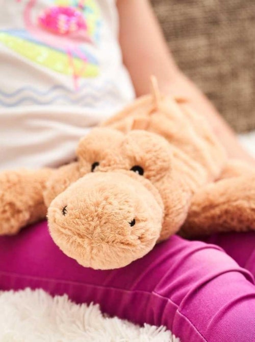Peluche Bouillotte Crocodile - Made in France - Kiabi