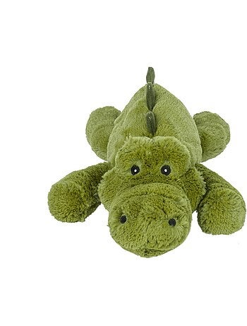 Peluche Bouillotte Crocodile vert - Made in France