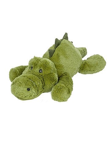 Peluche Bouillotte Crocodile vert - Made in France