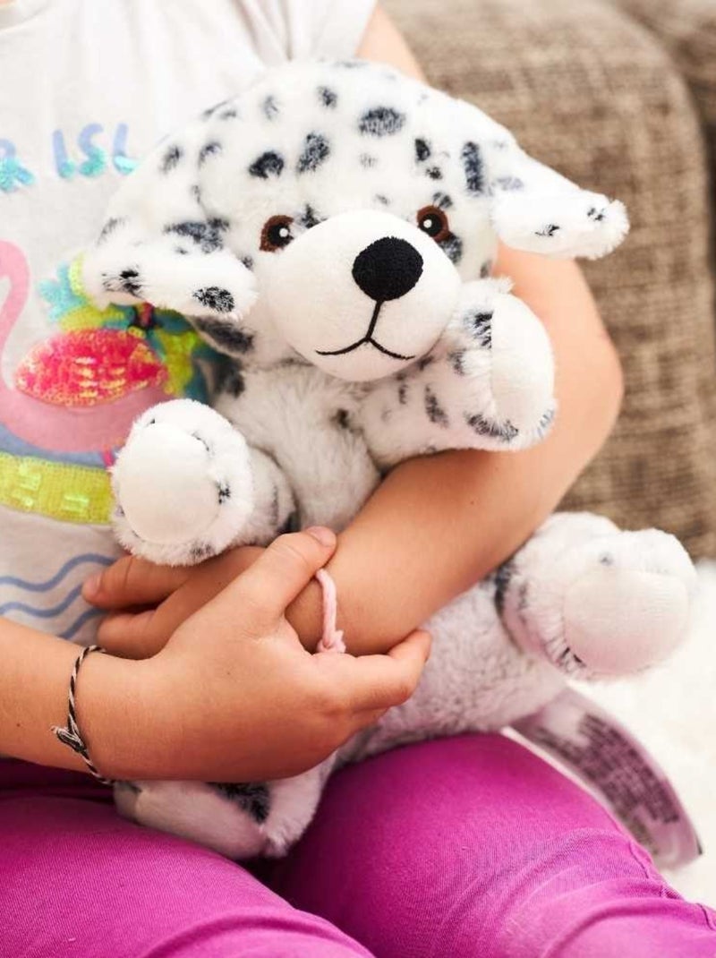 Peluche Bouillotte Dalmatien - Made in France Blanc - Kiabi