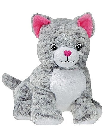 Peluche Bouillotte déhoussable chat - Made in France