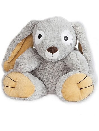 Peluche Bouillotte déhoussable Lapin - Made in France