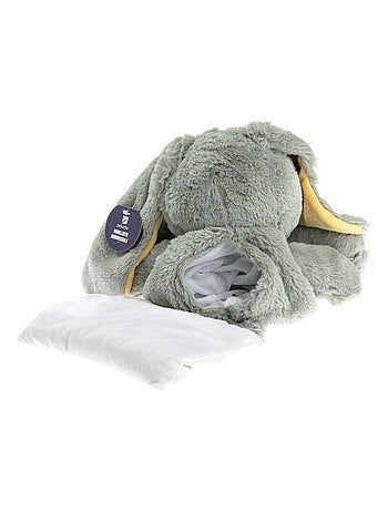 Peluche Bouillotte déhoussable Lapin - Made in France