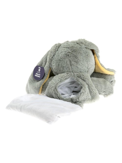 Peluche Bouillotte déhoussable Lapin - Made in France - Kiabi