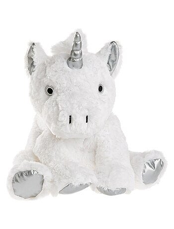 Peluche Bouillotte déhoussable Licorne - Made in France