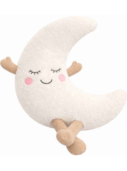 Peluche bouillotte déhoussable lune - made in france - Kiabi Peluche bouillotte déhoussable lune - made in france - Kiabi