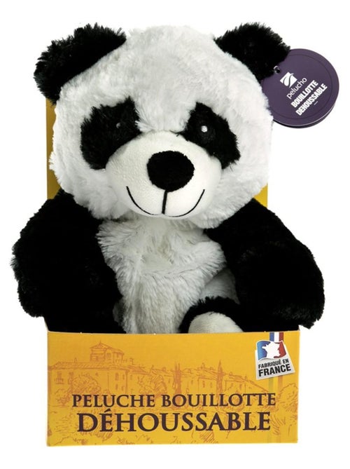 Peluche Bouillotte déhoussable Panda - Made in France - Kiabi
