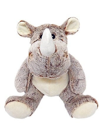 Peluche Bouillotte déhoussable Rhino - Made in France - Kiabi