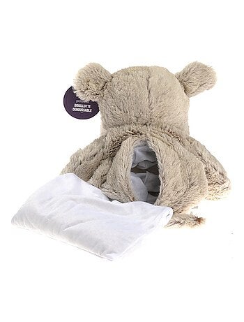 Peluche Bouillotte déhoussable Rhino - Made in France
