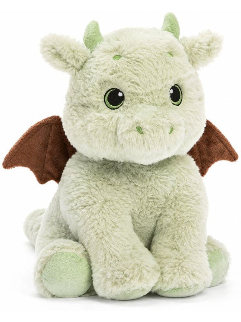 Peluche bouillotte dragon - made in france Vert - Kiabi