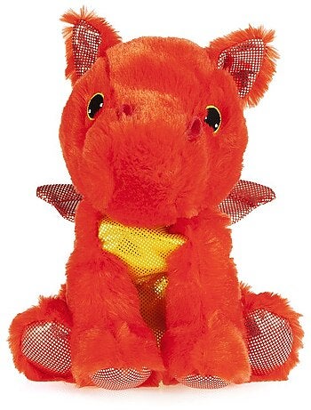 Peluche Bouillotte Dragon rouge - Made in France