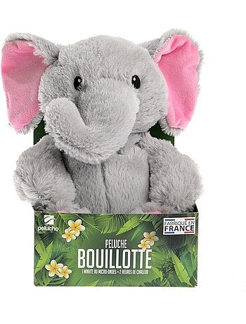 Peluche Bouillotte Eléphant - Made in France