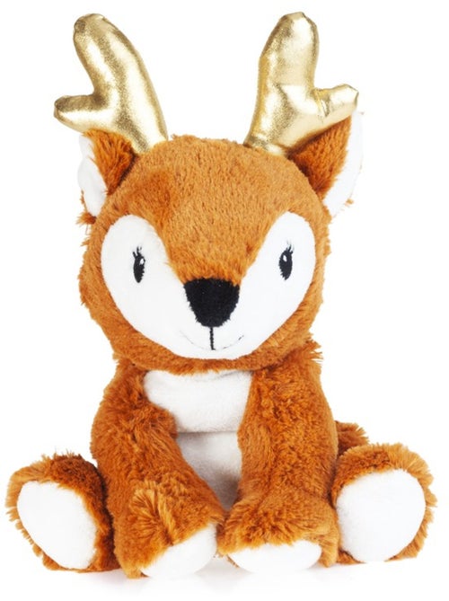 Peluche Bouillotte Faon marron - Made in France - Kiabi Peluche Bouillotte Faon marron - Made in France - Kiabi