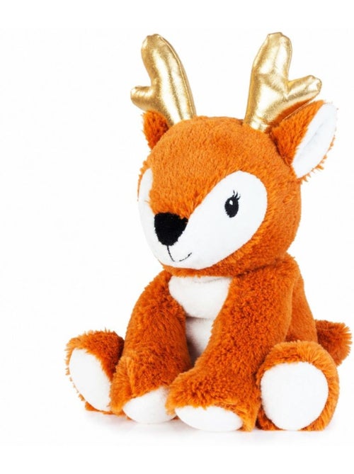 Peluche bouillotte faon marron - made in france - Kiabi