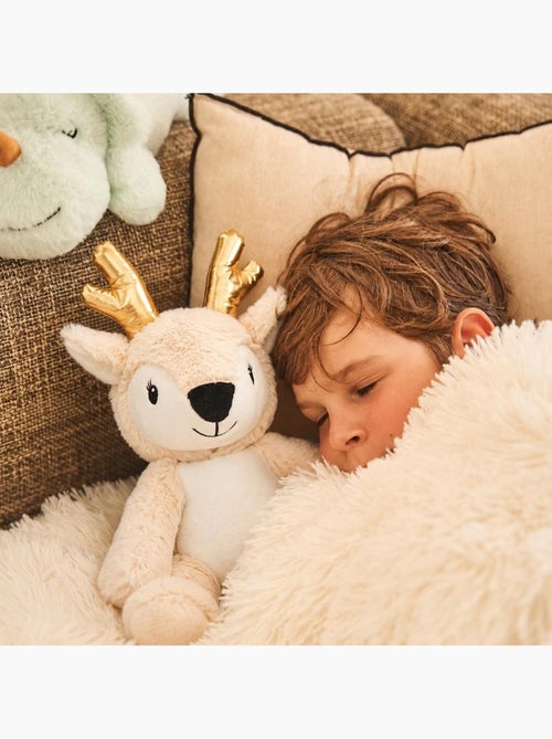 Peluche bouillotte faon rose - made in france - Kiabi