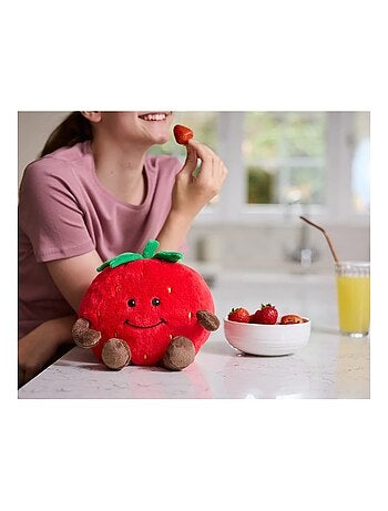 Peluche Bouillotte Fraise