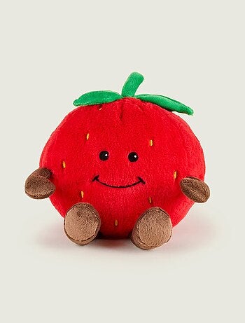 Peluche Bouillotte Fraise
