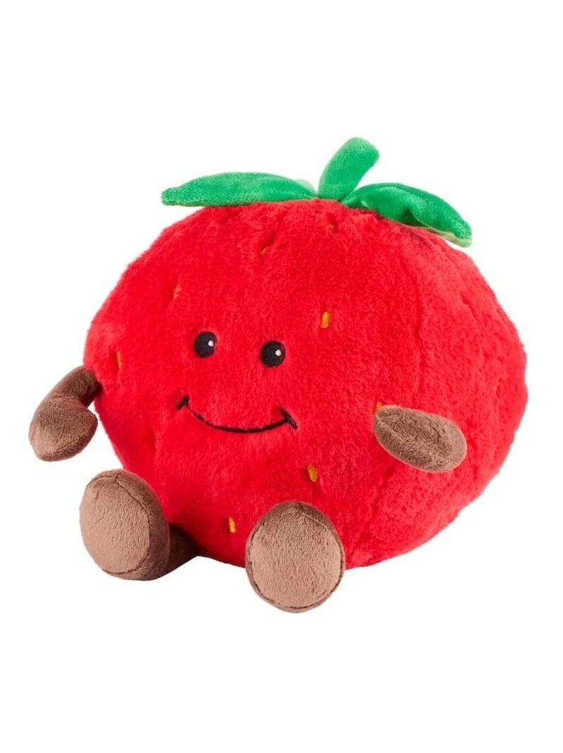 Peluche Bouillotte Fraise Rouge - Kiabi