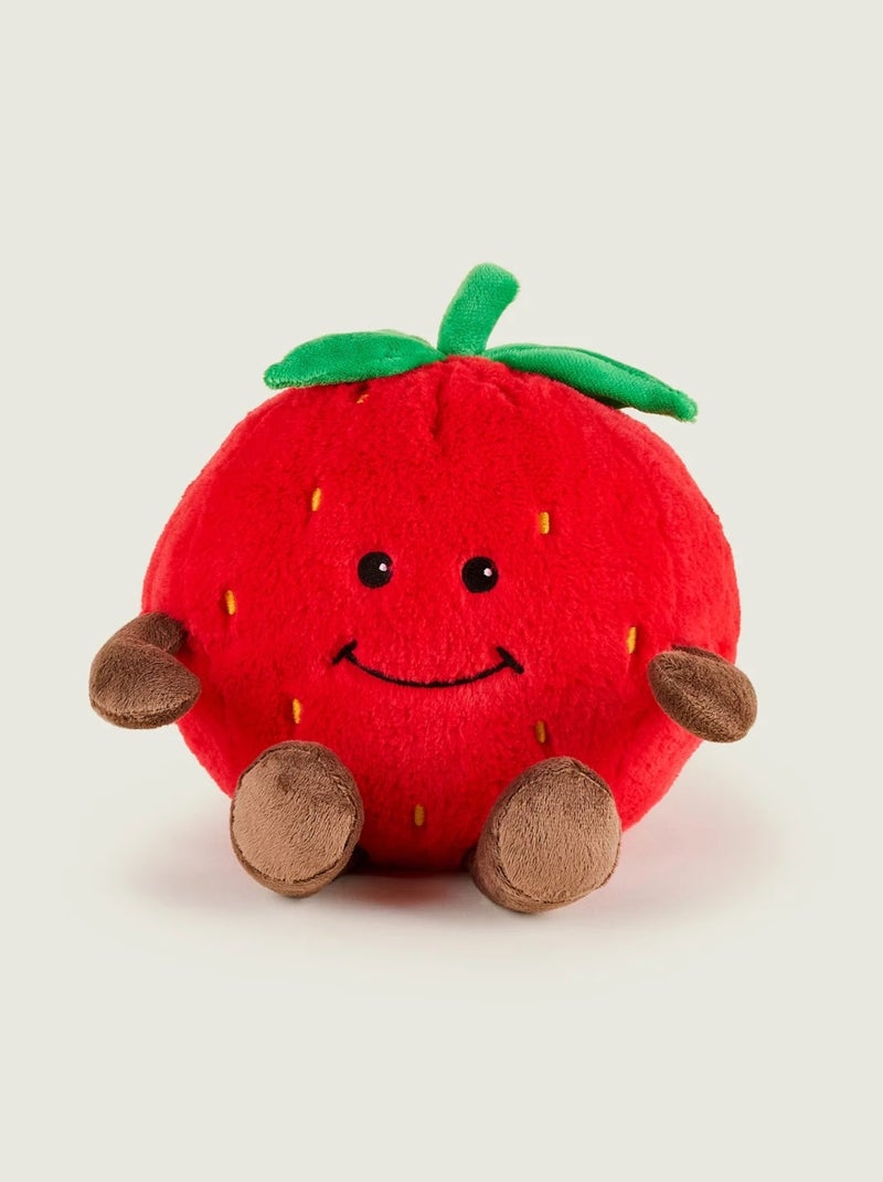 Peluche Bouillotte Fraise Rouge - Kiabi