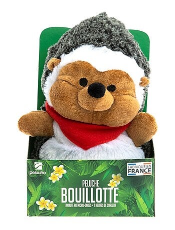 Peluche Bouillotte Hérisson - Made in France