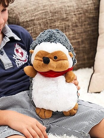 Peluche Bouillotte Hérisson - Made in France