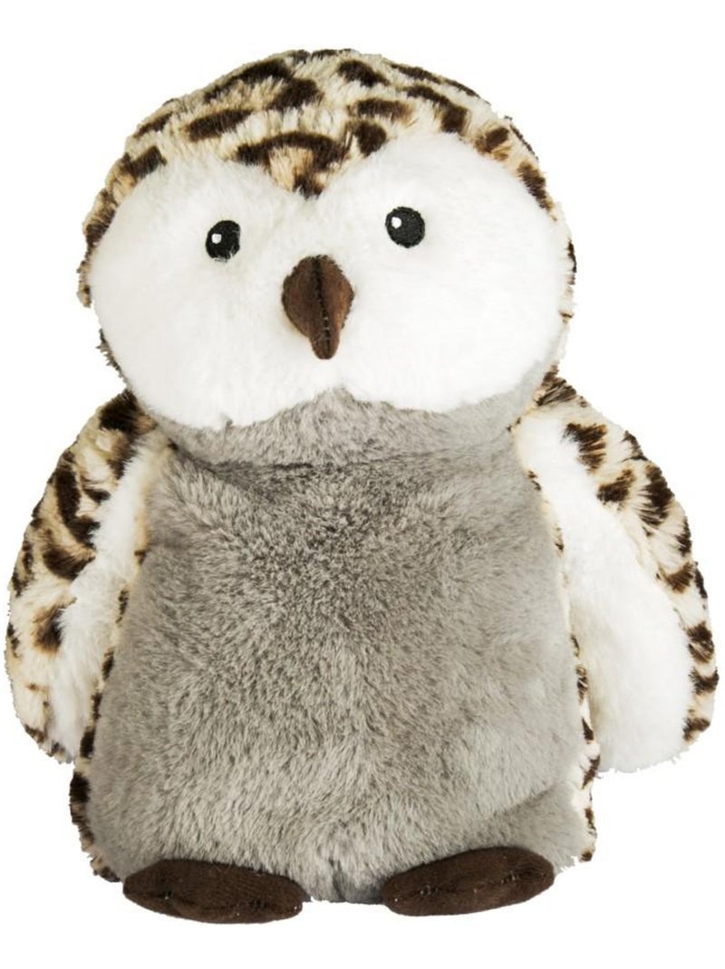 Peluche Bouillotte Hibou - Made in France Blanc - Kiabi