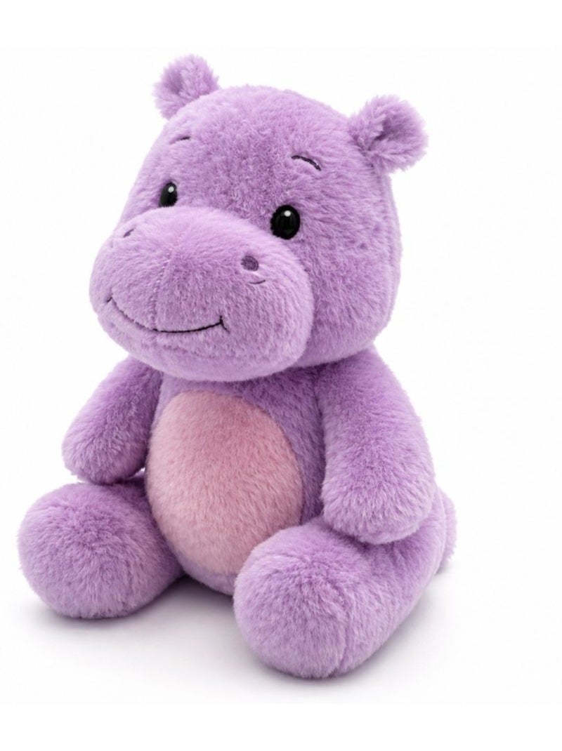 Peluche bouillotte hippo mauve - made in france Rose - Kiabi