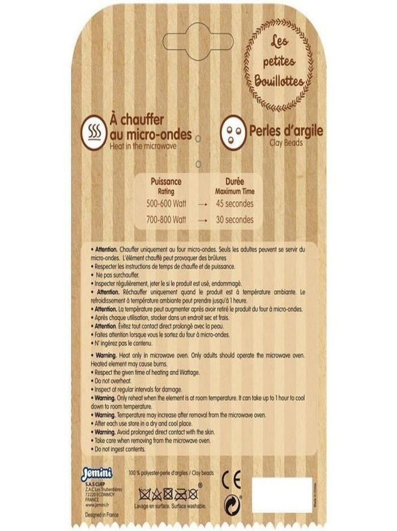 Peluche bouillotte INDIAN PANDA - Haut19 cm Multicolore - Kiabi