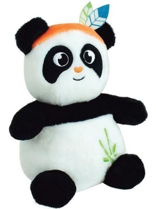 Peluche bouillotte INDIAN PANDA - JEMINI - H 21 cm - Blanc et noir - Bébé - Kiabi Peluche bouillotte INDIAN PANDA - JEMINI - H 21 cm - Blanc et noir - Bébé - Kiabi