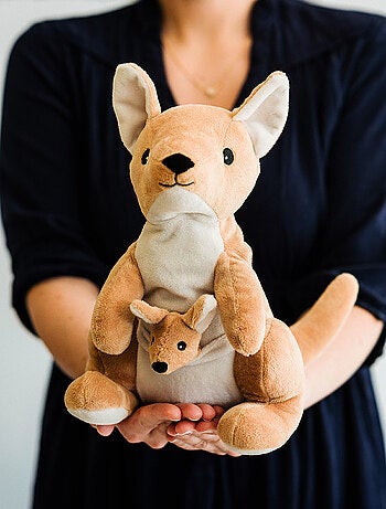 Peluche Bouillotte Kangourou
