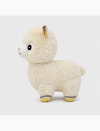 Peluche bouillotte lama - made in france