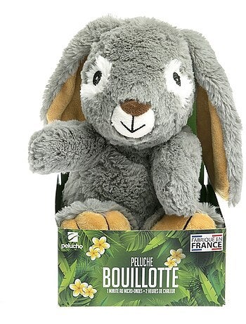 Peluche Bouillotte Lapin - Made in France