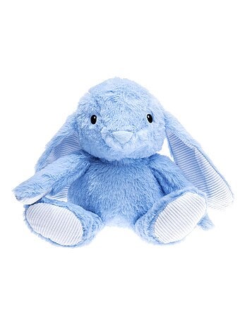 Peluche Bouillotte Lapin bleu - Made in France