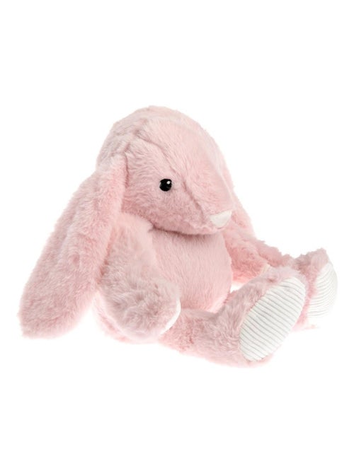 Peluche Bouillotte Lapin Rose - Made in France - Kiabi