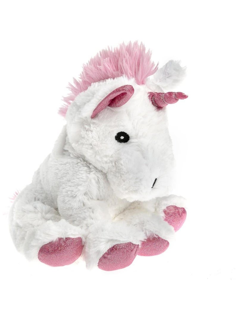 Peluche Bouillotte Licorne blanche - Made in France Blanc - Kiabi