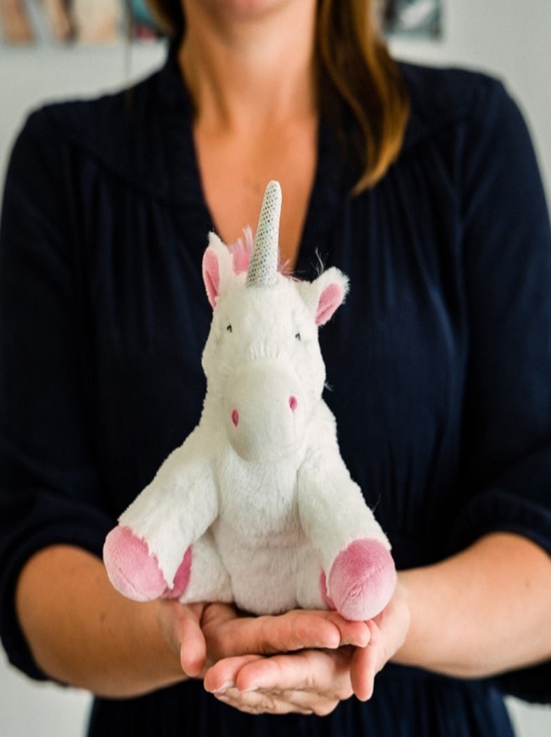 Peluche Bouillotte Licorne Junior Blanc - Kiabi