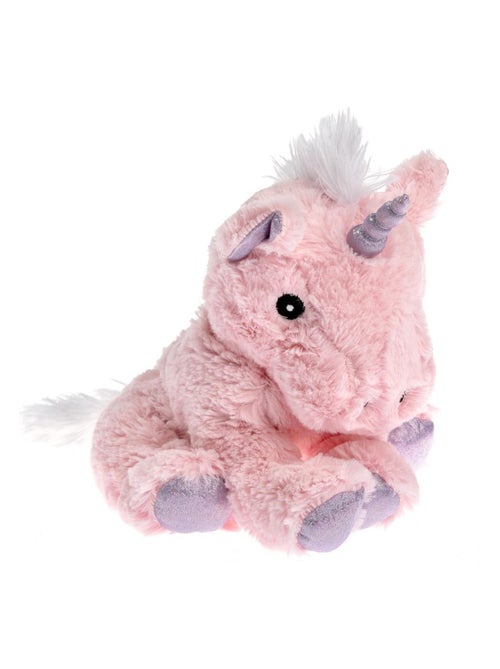 Peluche Bouillotte Licorne Rose - Made in France - Kiabi