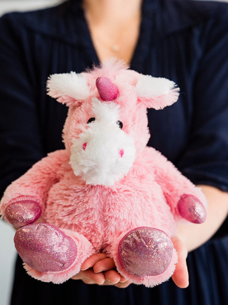 Peluche Bouillotte Licorne Rose - Kiabi