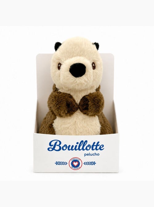 Peluche bouillotte loutre - made in france - Kiabi