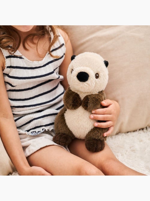 Peluche bouillotte loutre - made in france - Kiabi
