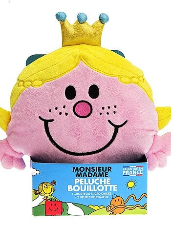 Peluche Bouillotte Madame Princesse - Made in France