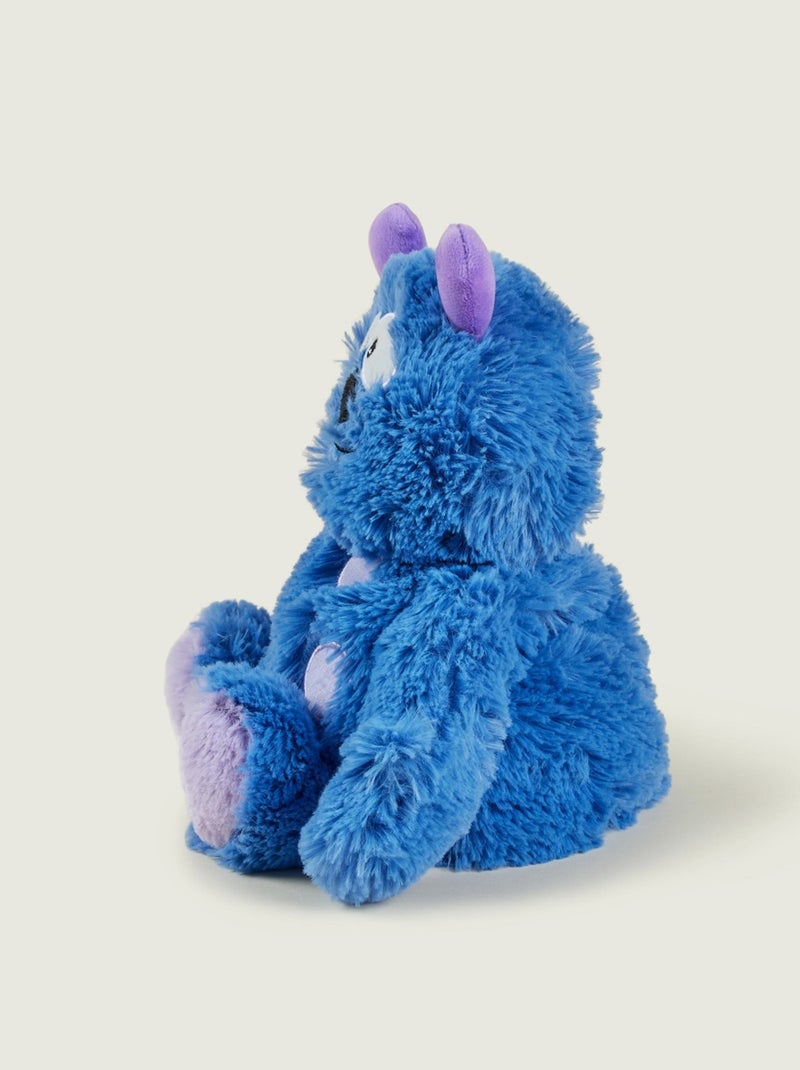 Peluche Bouillotte Monstre Bleu - Kiabi