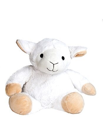 Peluche Bouillotte Mouton blanc - Made in France