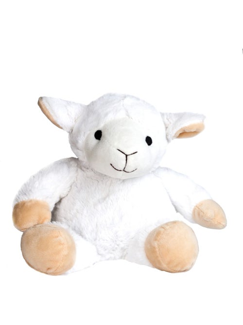 Peluche Bouillotte Mouton blanc - Made in France - Kiabi