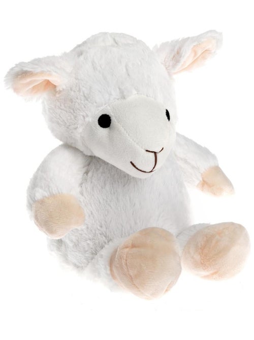 Peluche Bouillotte Mouton blanc - Made in France - Kiabi
