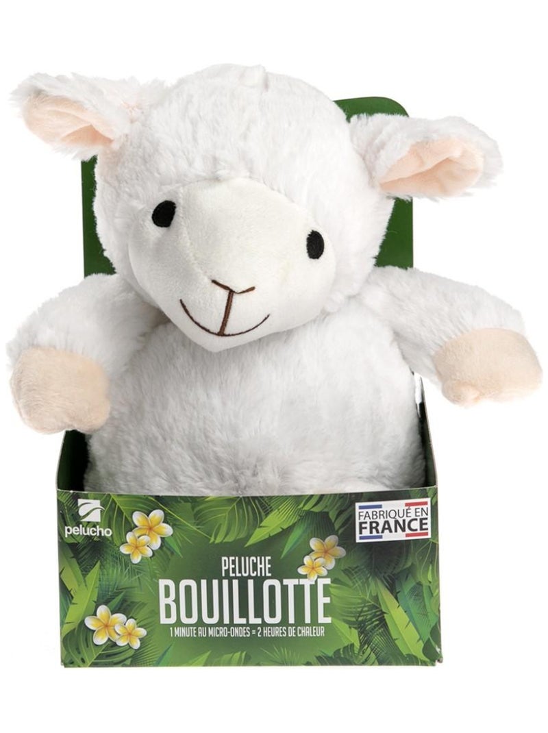 Peluche Bouillotte Mouton blanc - Made in France Blanc - Kiabi