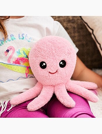 Peluche bouillotte octopus - made in france